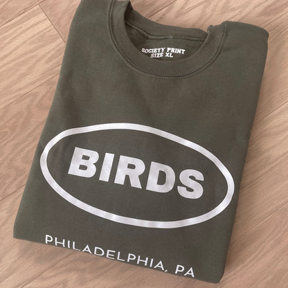 Birds Oval Crewneck