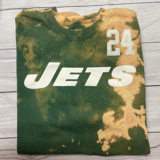New York Jets Bleach-dyed Tee