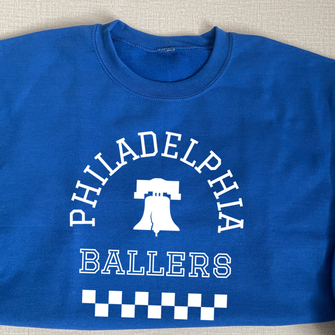 Ballers Retro Checkered Crewneck