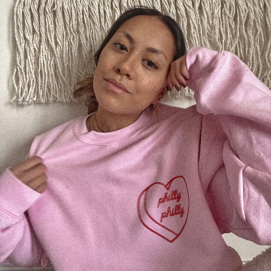 Philly Philly Candy Heart Crewneck